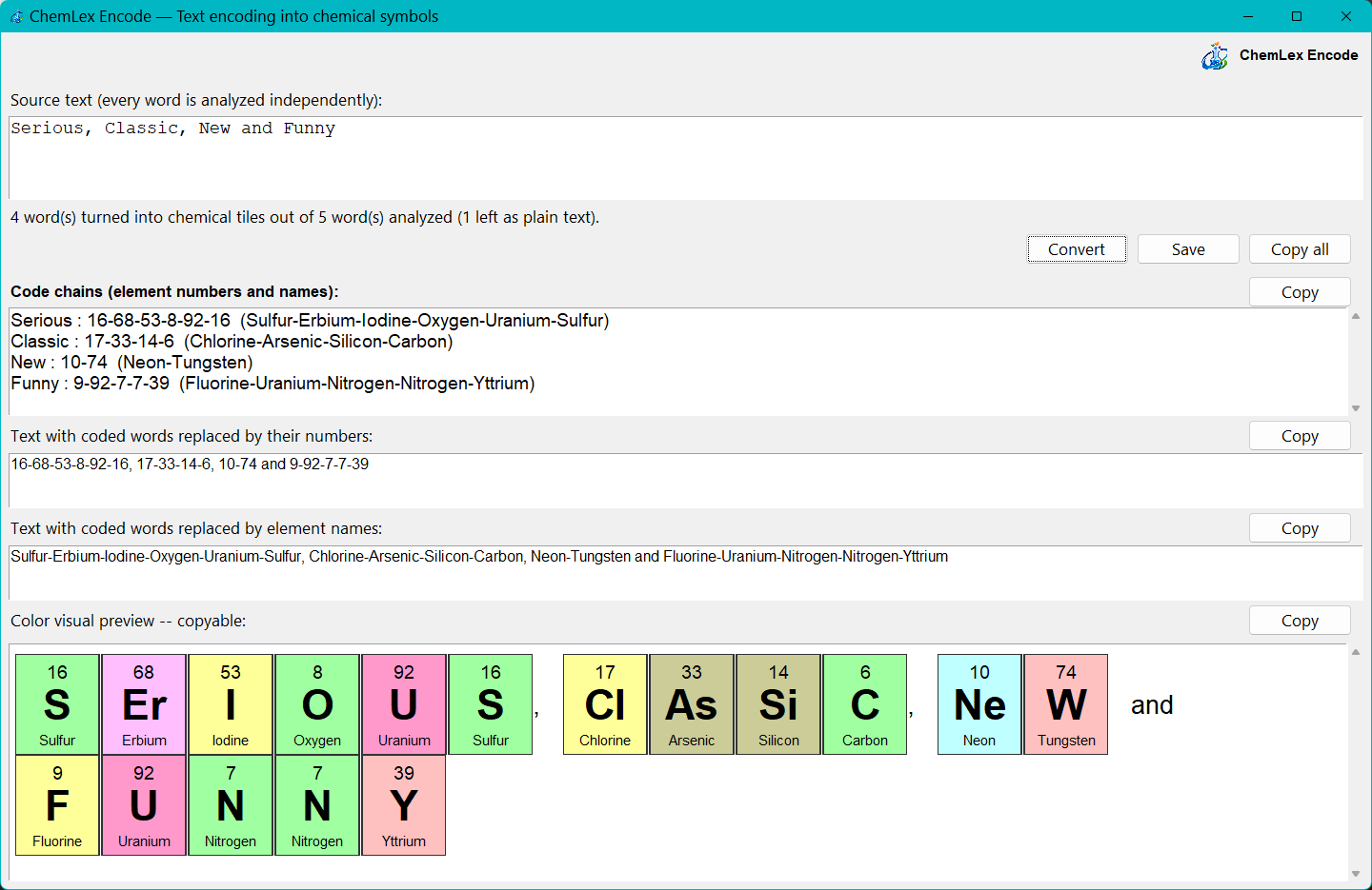 ChemLex Encode — This isn't a mockup. This is ChemLex.